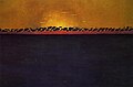 Coucher de soleil, mer haute gris-bleu, 1911