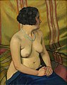 Femme au collier bleu, 1925