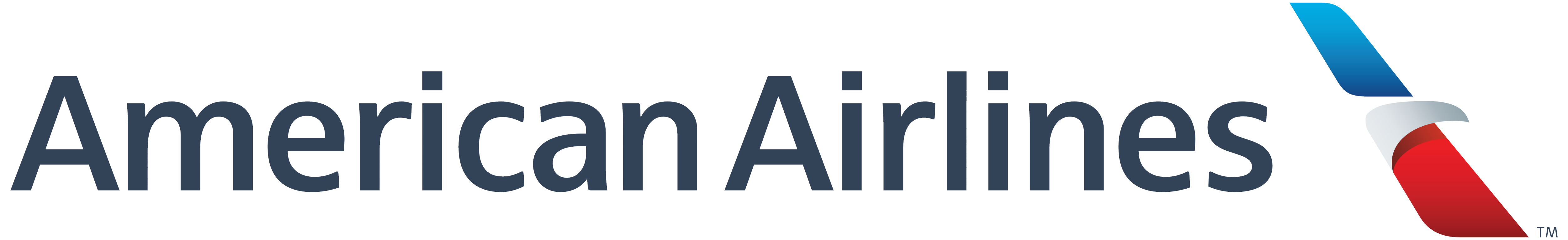 American airlines logotype white